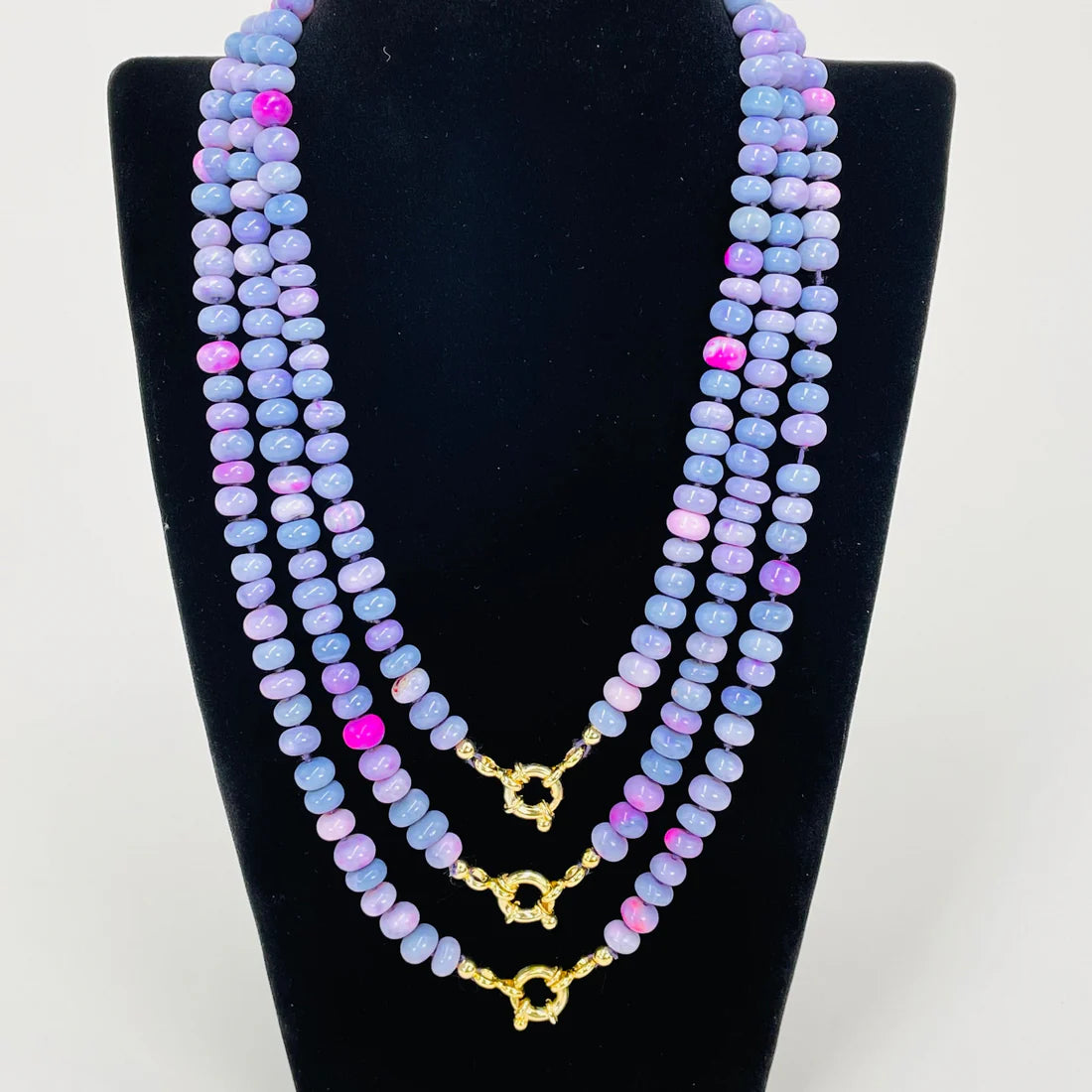 Lavender Opal Candy Necklace