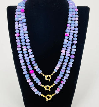 Lavender Opal Candy Necklace