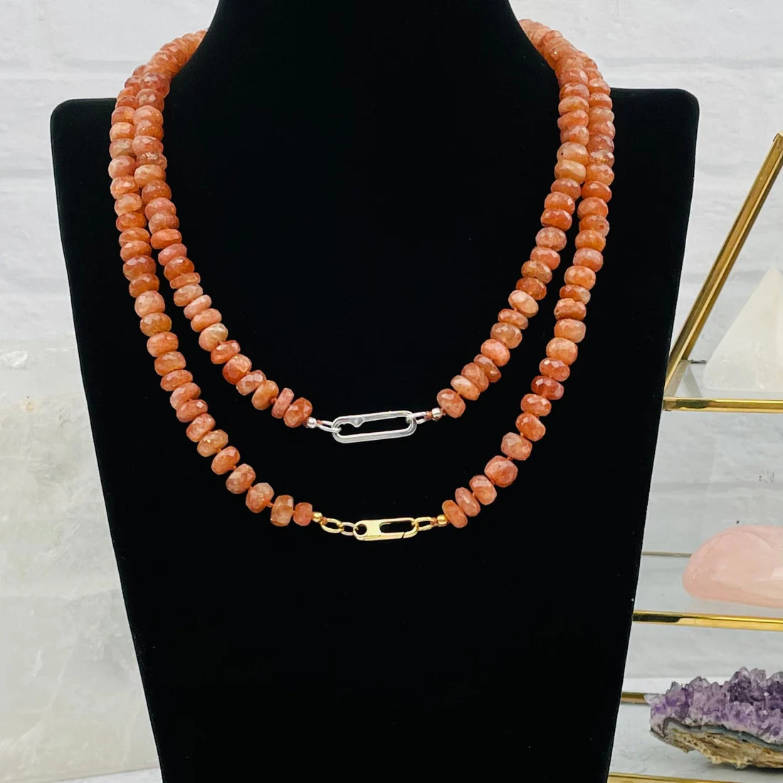 Sunstone Candy Necklace - You Choose Style