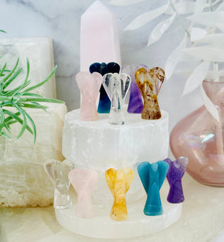 Crystal Gemstone Angels - Medium