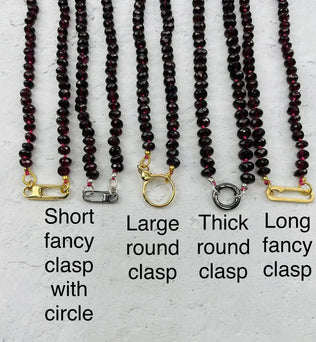 Garnet Candy Necklace